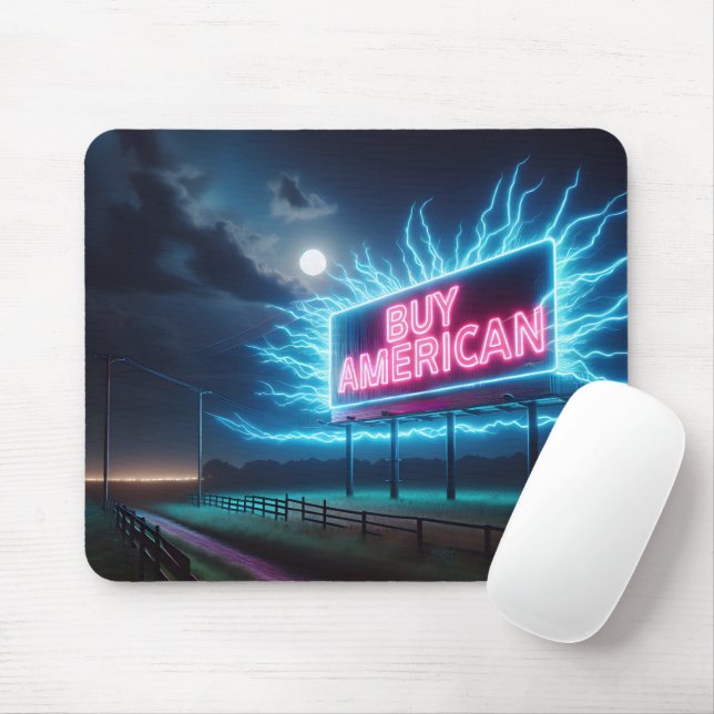Buy American Neon Billboard Mouse Pad (With Mouse)