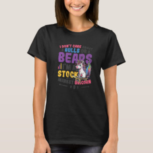 Buy And Hold Shareholder Bull Bear Stock Market T-Shirt