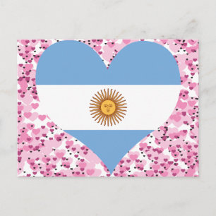 Buy Argentina Flag Postcard