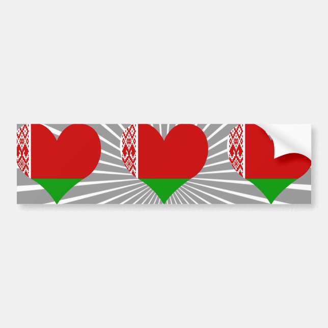 Buy Belarus Flag Bumper Sticker (Front)