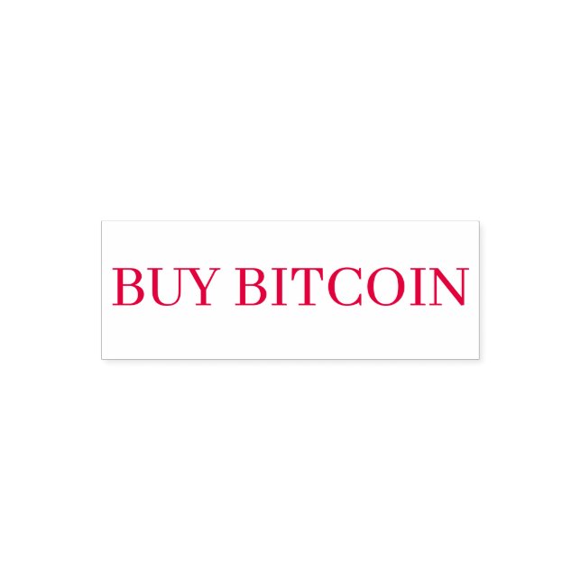 BUY BITCOIN SELF-INKING STAMP (Design)