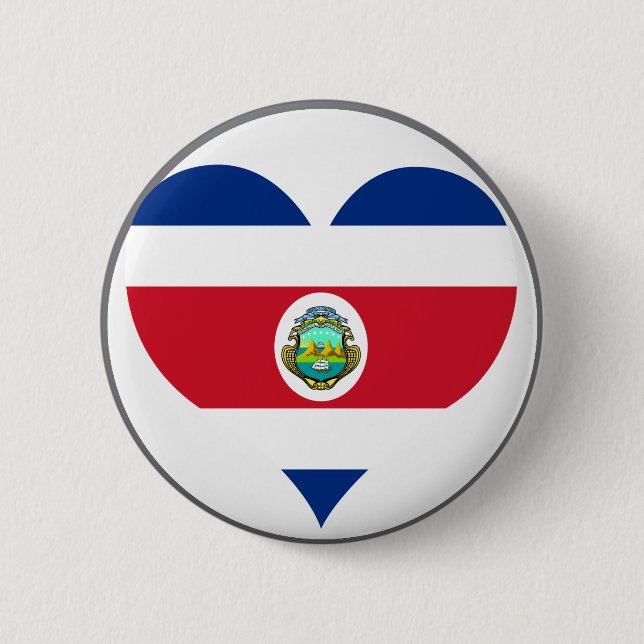 Buy Costa Rica Flag 6 Cm Round Badge (Front)