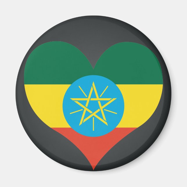 Buy Ethiopia Flag Magnet (Front)