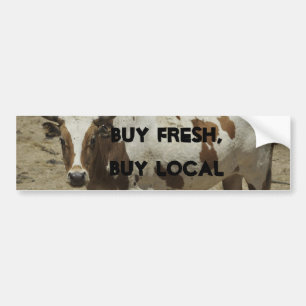 Buy Fresh, Buy Local Bumper Sticker