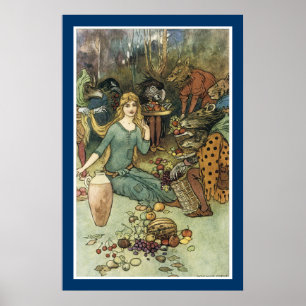 Buy From Us With a Golden Curl Poster