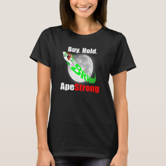 Buy Hold Apestrong Gme Go Brrr To The Moon Beyon T-Shirt