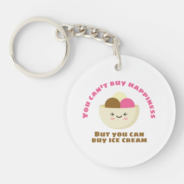 Buy Ice Cream Key Ring (Front)