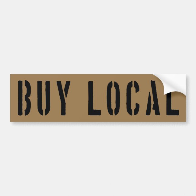BUY LOCAL BUMPER STICKER (Front)