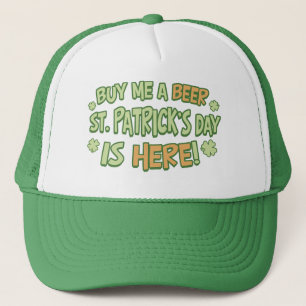 Buy Me A Beer St. Patrick's Day Trucker Hat