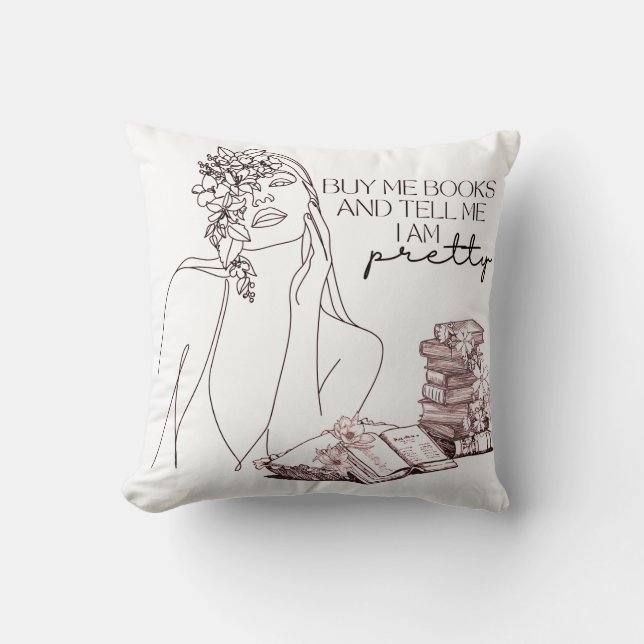 Buy me books cushion (Front)