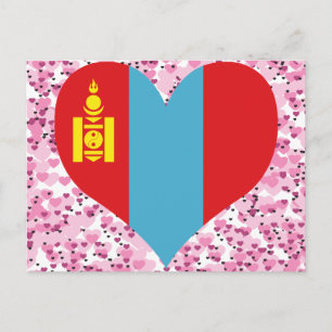 Buy Mongolia Flag Postcard