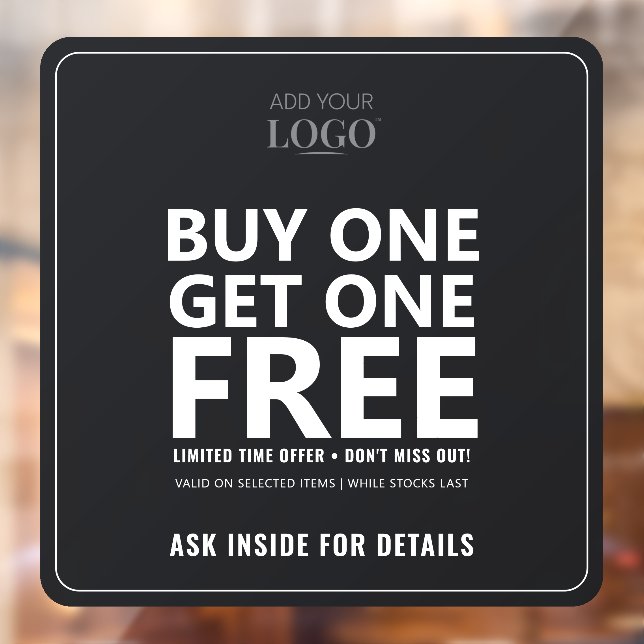 Buy One Get One Free | Business Logo Sales Promo (Sheet 2)