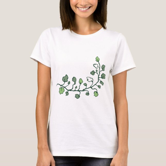 Buy our Women's Basic Floral T-Shirts Now (Front)