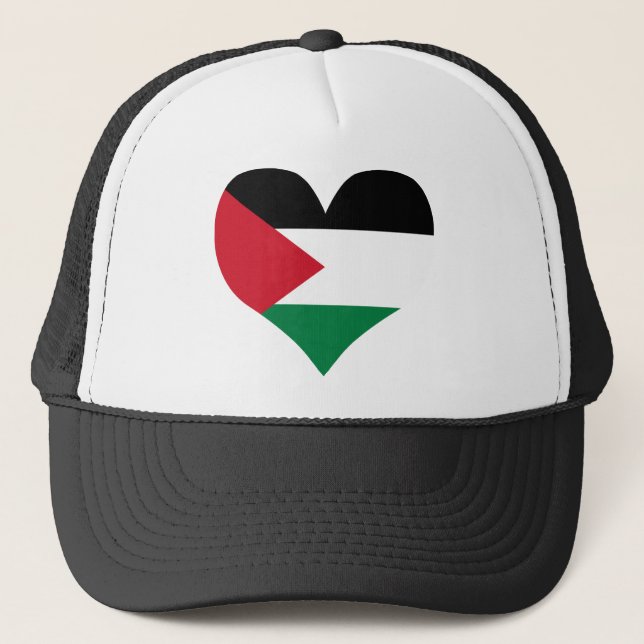 Buy Palestine Flag Trucker Hat (Front)