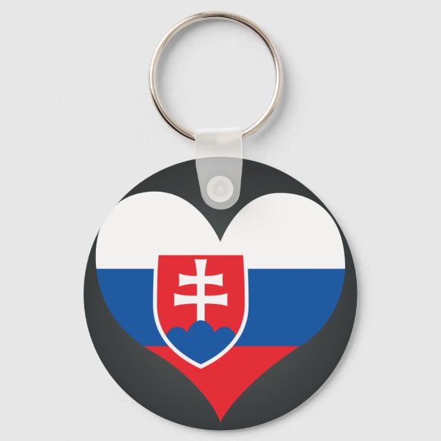 Buy Slovakia Flag Key Ring (Front)