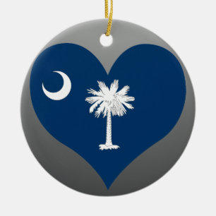 Buy South Carolina Flag Ceramic Tree Decoration