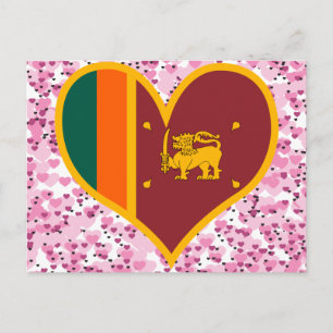 Buy Sri Lanka Flag Postcard