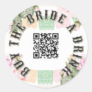 Buy The Bride a Drink Fiesta Bachelorette Classic Round Sticker