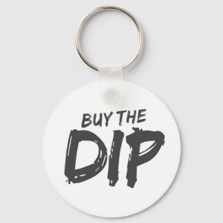 Buy the Dip Black Print Keychain