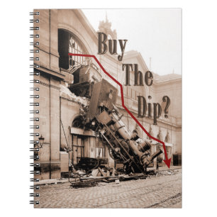 Buy The Dip Stock Market Humour Notebook