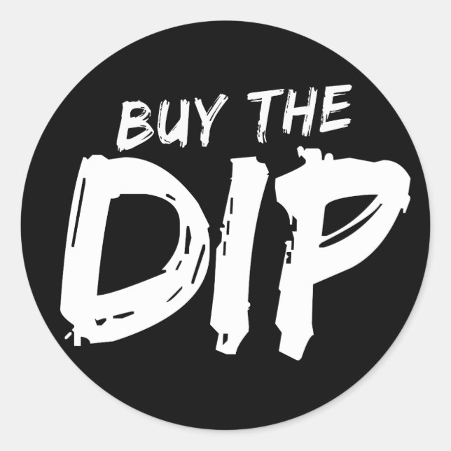 Buy the Dip White Print Sticker (Front)