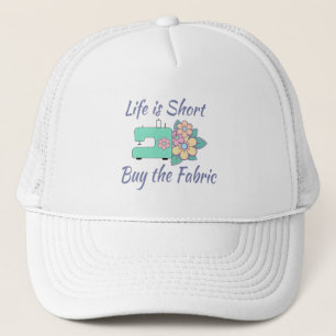 Buy the Fabric, sewing, quilting, crafts Trucker Hat