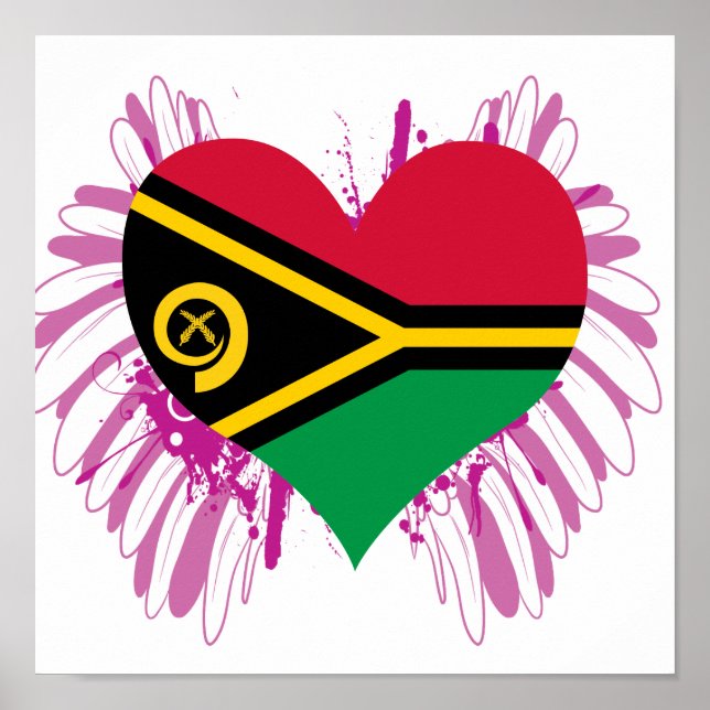 Buy Vanuatu Flag Poster (Front)