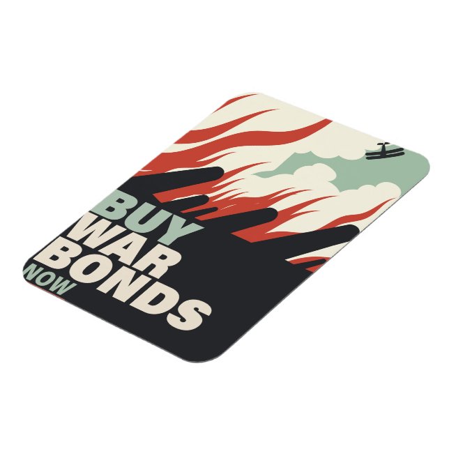 Buy War Bonds Now. Magnet (Left Side)
