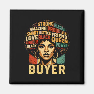 Buyer Black History Month Powerful Black Pride Art Magnet