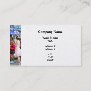 Buying Ice Cream at the Fair Business Card