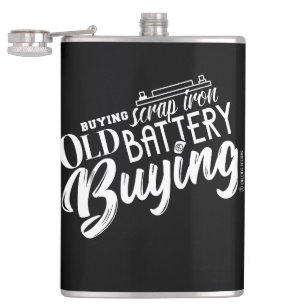BUYING SCRAP IRON HIP FLASK