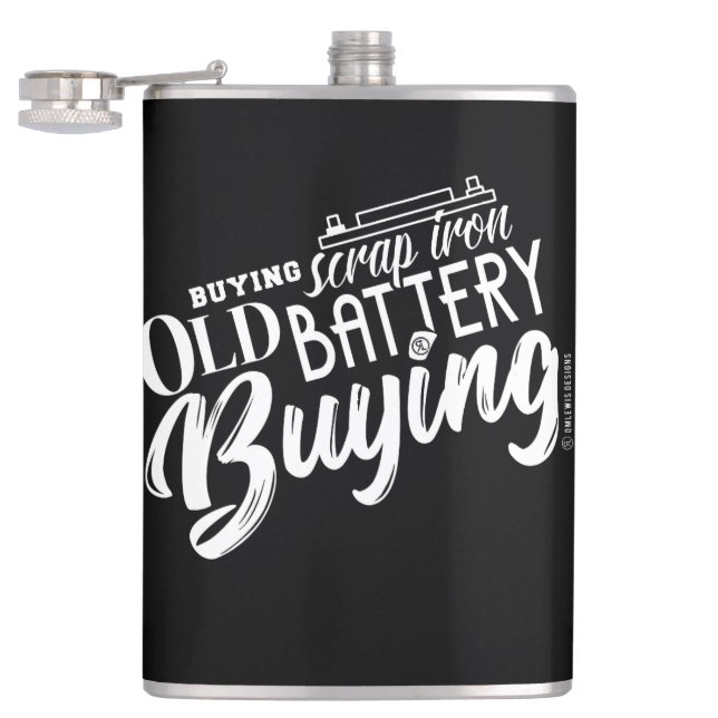 BUYING SCRAP IRON HIP FLASK (Opened)