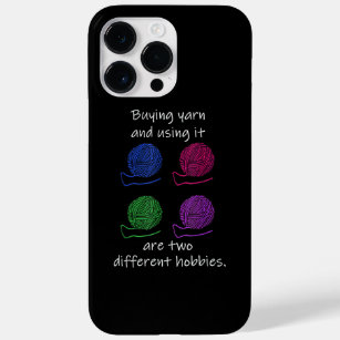 Buying Yarn Different Hobbies Knitting Crochet Case-Mate iPhone 14 Pro Max Case