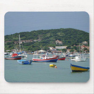 buzios boats mouse pad