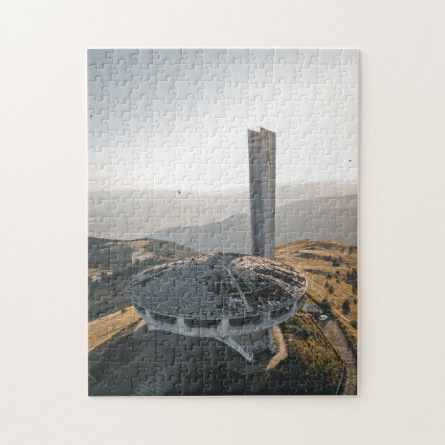 Buzludzha Monument Bulgaria Peak Central Balkan Jigsaw Puzzle (Vertical)