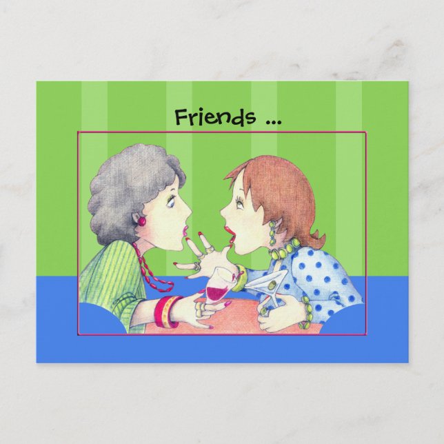 Buzz blue Postcard (Front)