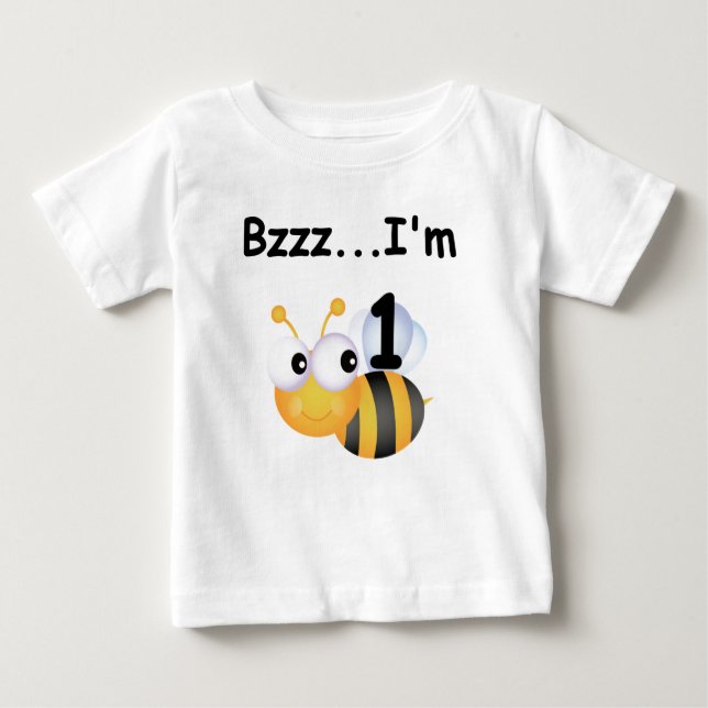 Buzz Bumblebee 1st Birthday T-shirts and Gifts (Front)