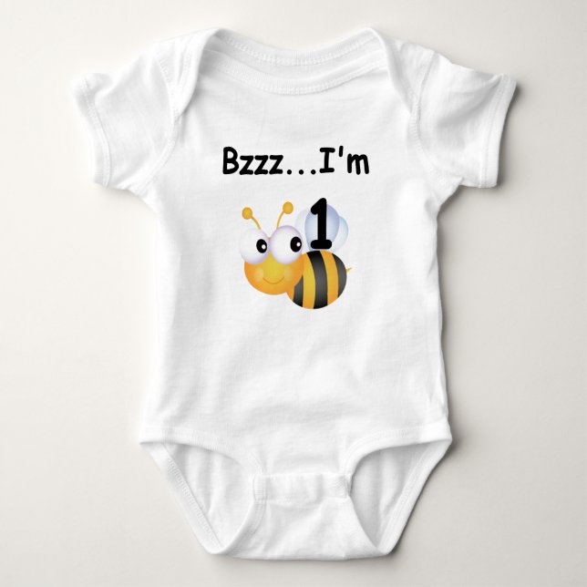 Buzz Bumblebee 1st Birthday T-shirts and Gifts (Front)