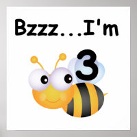 Buzz Bumblebee 3rd Birthday T-shirts and Gifts