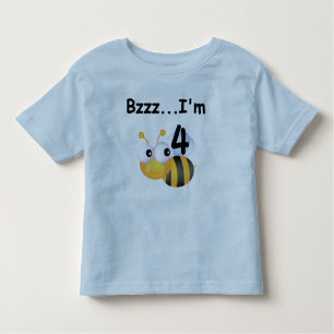 Buzz Bumblebee 4th Birthday T-shirts and Gifts