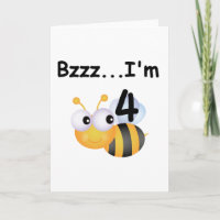Buzz Bumblebee 4th Birthday T-shirts and Gifts