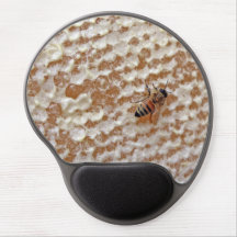 Buzz Buzz Mouse Pad with Hand Rest