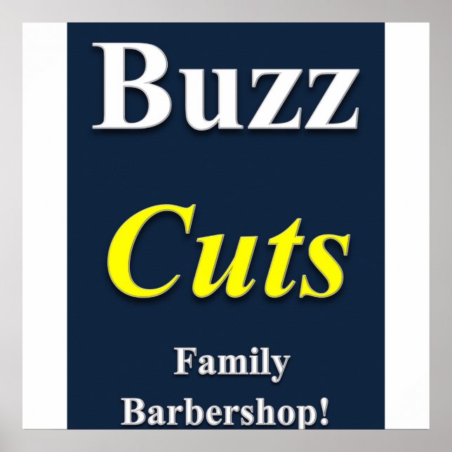 Buzz Cuts Poster Matte (Front)