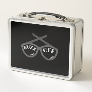 Buzz Off - 1940s Women's T-Shirt Metal Lunch Box