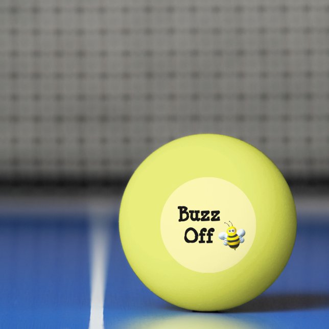 Buzz Off Bee Ping Pong Ball (Net)