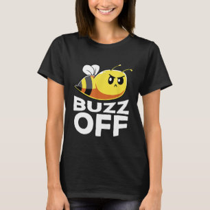 Buzz Off Funny Honey Bee Pun Shirt Bee Lover