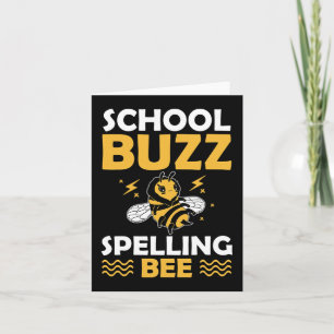 Buzz Spelling Bee 100 Days Of School Humour Meme  Card