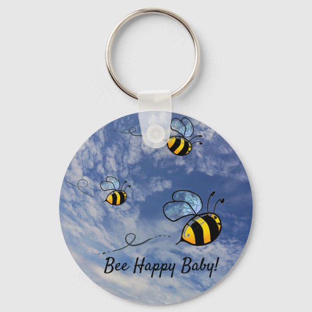 Buzz the Bee key chin Ring (Front)