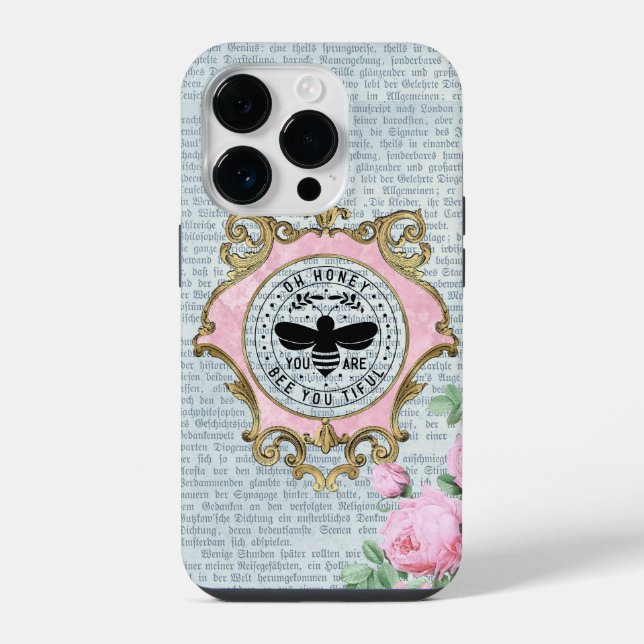 Buzz-Worthy Queen Bee iPhone Case (Back)