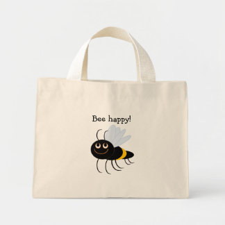 BuzzAboutBees Bee Happy Mini-tote Mini Tote Bag